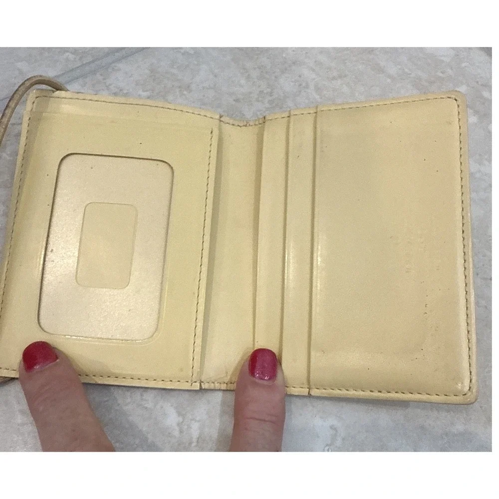 Louis Vuitton‎ Vanilla Epi Leather Card Holder Wallet MI0090 Bifold ID Window
